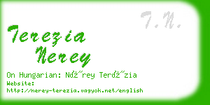 terezia nerey business card